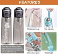 Miniatyrbild 5 av 5: Air-Up Startpaket – 700ml Vattenflaska med 7 Smaker | 0 Socker | Med Snodd | Gym & Träning