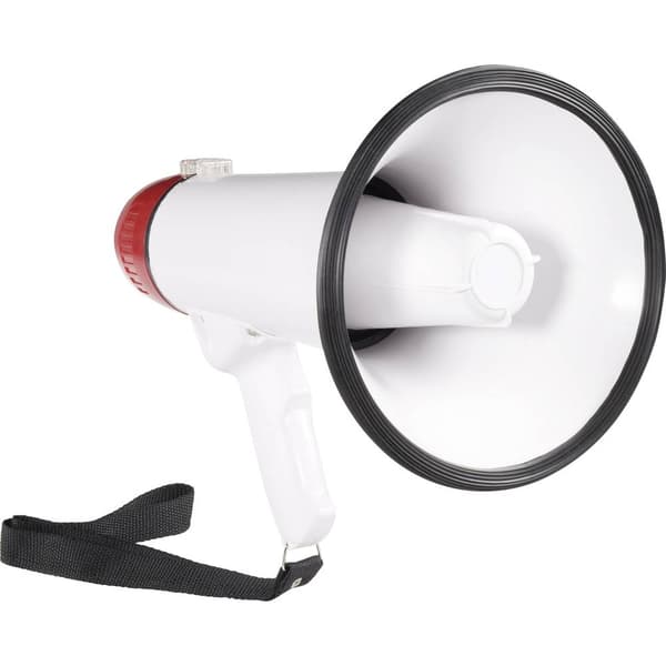 SpeaKa Professional XB-11SR Megafon med fästrem, Inspelningsfunktion