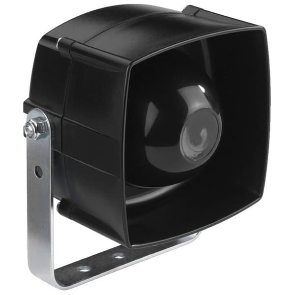 Monacor NR-254KS ELA-tryckkammarhögtalare 25 W Gummisvart 1 st