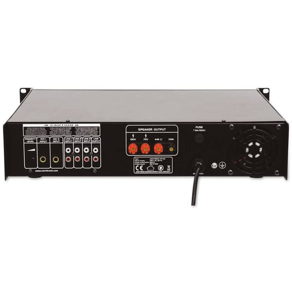 Omnitronic MP-120 ELA-förstärkare 120 W