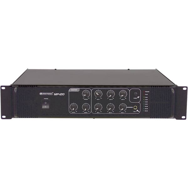 Omnitronic MP-120 ELA-förstärkare 120 W