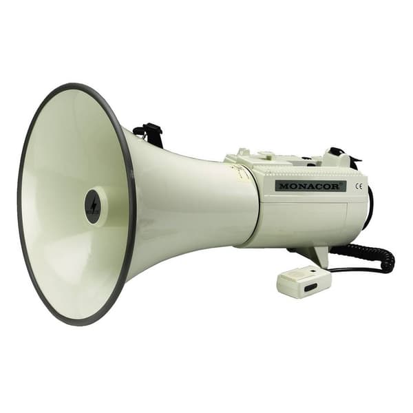Monacor TM-45 Megafon med handmikrofon, integrerat ljud