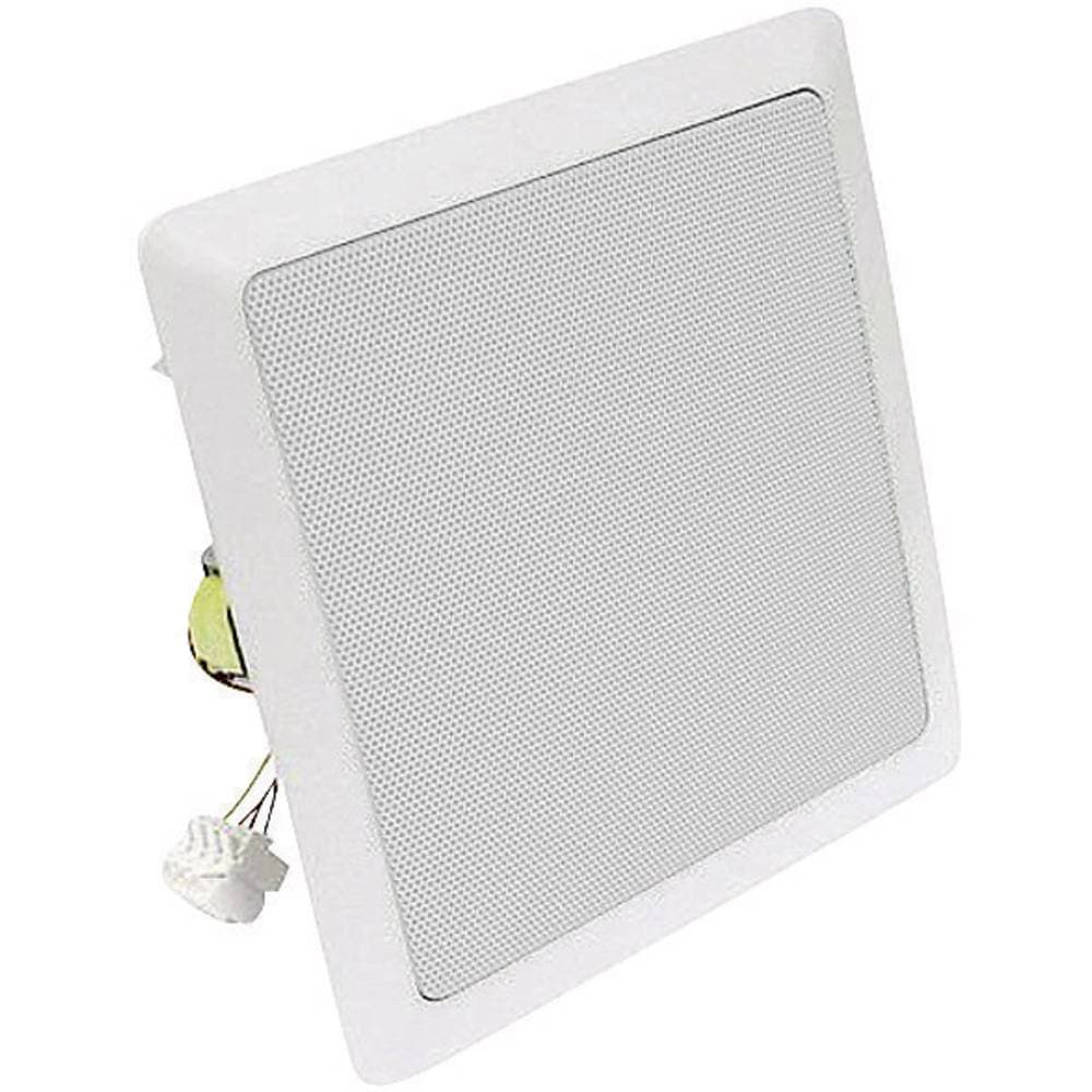 ELA-inbyggnadshögtalare Visaton DL 18/2 SQ 60 W 100 V Vit 1 st