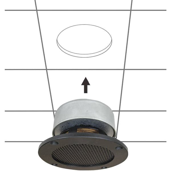SpeaKa Professional DL-1117 Inbyggnadshögtalare 25 W 8 Ω Svart 1 st