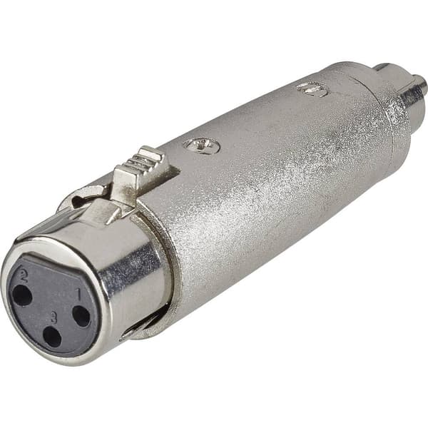 Paccs Audio Adapter [1x RCA-hane - 1x XLR-honkontakt] Silver