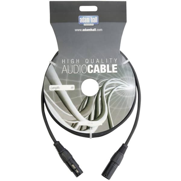 AH Cables KDMX6 DMX Anslutningskabel [1x XLR-hankontakt - 1x XLR-honkontakt] 6.00 m