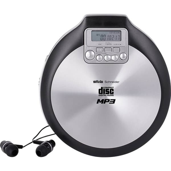 Silva Schneider MCD 50 Bärbar CD-spelare CD, CD-R, CD-RW, MP3 Svart