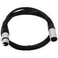 Miniatyrbild 2 av 4: Omnitronic 30220765 XLR Anslutningskabel [1x XLR-hankontakt 5-polig - 1x XLR-honkontakt 5-polig] 1.50 m Svart