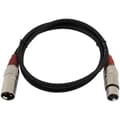 Miniatyrbild 2 av 4: Omnitronic 3022045R XLR Anslutningskabel [1x XLR-kontakt 3-polig - 1x XLR-kontakt 3-polig] 1.50 m Svart