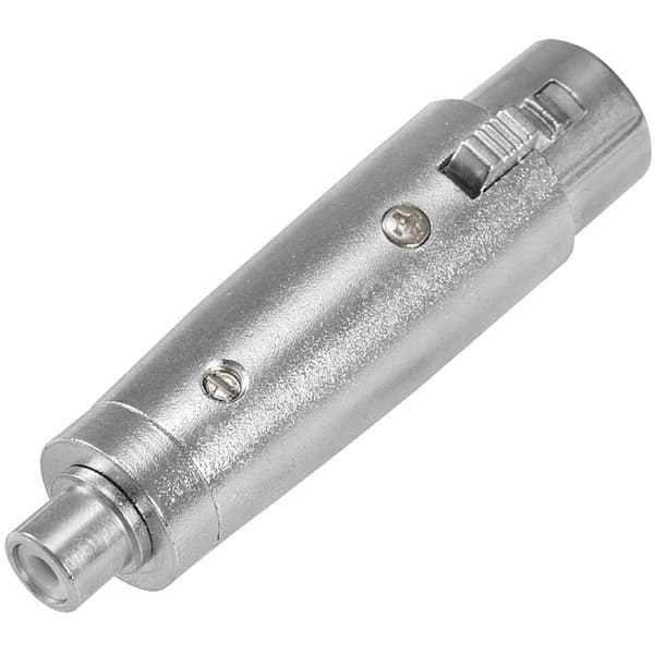 Omnitronic 30226564 XLR Adapter [1x RCA-hona - 1x XLR-kontakt 3-polig]