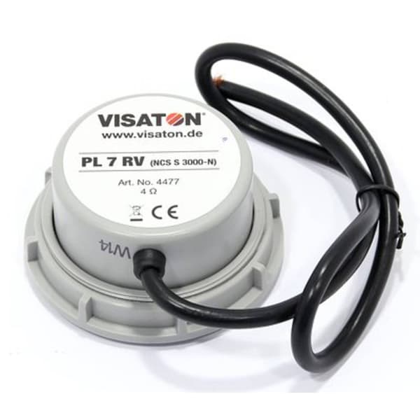 Visaton PL 7 RV - 4 Ohm (NCS S 3000-N) Inbyggnadshögtalare 20 W 4 Ω Grå 1 st