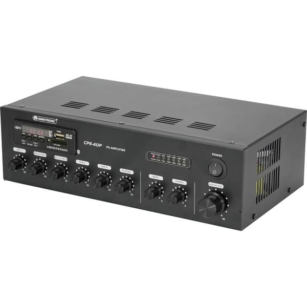 Omnitronic CPE-40P ELA ELA-förstärkare 40 W 4 kanaler 1 zon