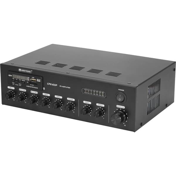 Omnitronic CPE-60P ELA ELA-förstärkare 60 W 4 kanaler 1 zon