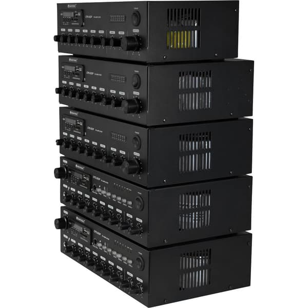 Omnitronic CPZ-120P ELA ELA-förstärkare 120 W 4 kanaler 4 zoner