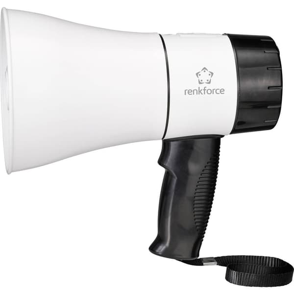 Renkforce RF-MP-200 Megafon Inspelningsfunktion, med fästrem