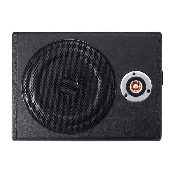8'' 600 W 12V puinen suuritehoinen autovahvistin kaiuttimet auton istuimen alla aktiivinen subwoofer tehovahvistin basso ohut kaiutin