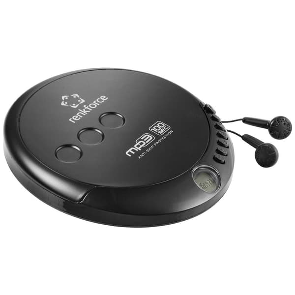 Renkforce RF-CDP-200 Bärbar CD-spelare CD, MP3 Svart