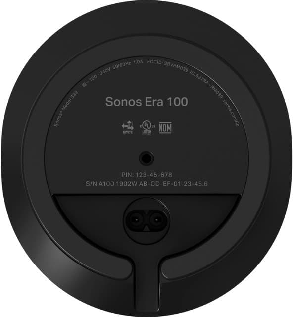 Sonos smart speaker Era 100, black