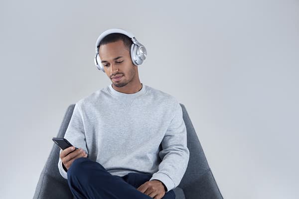 Technics wireless headset EAH-A800E-S, silver