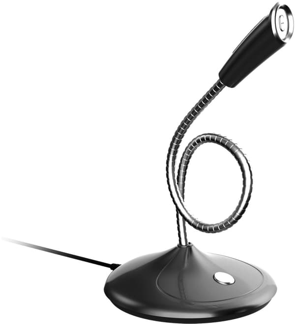 Platinet microphone PMOD2, black (45576)