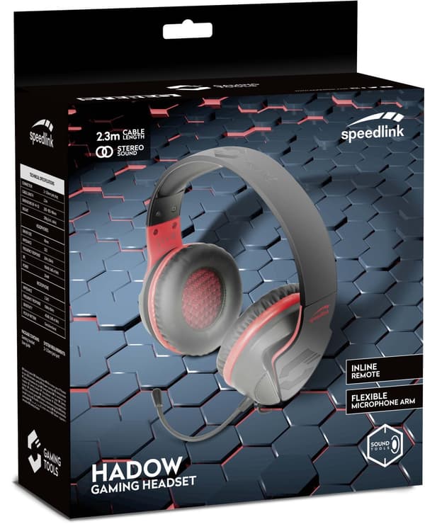 Speedlink headset Hadow (SL-860010-BK)