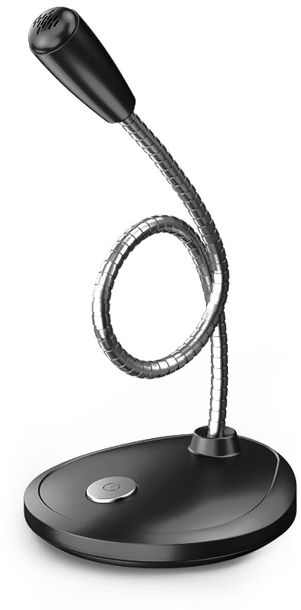 Platinet microphone PMOD1, black (45574)