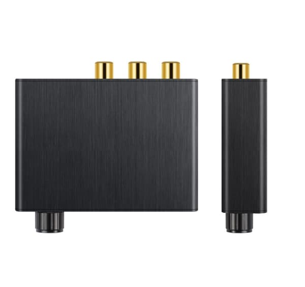 RoGer DAC 192kHz 24bit S/PDIF to RCA Converter with headphone jack 3,5mm / Optical / Coaxial
