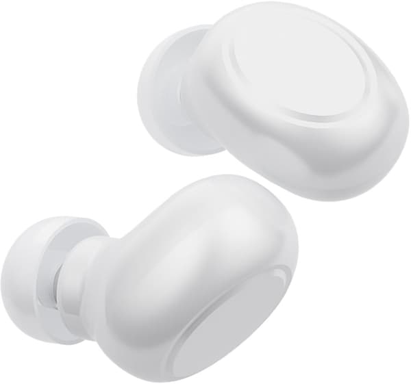 Platinet wireless earbuds Mist, white  (PM1020W)