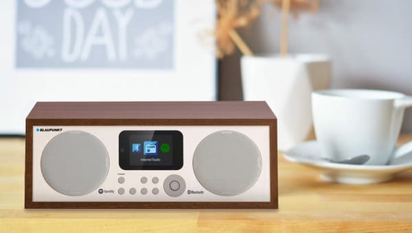 Blaupunkt IR10BT radio Internet Grey, Wood
