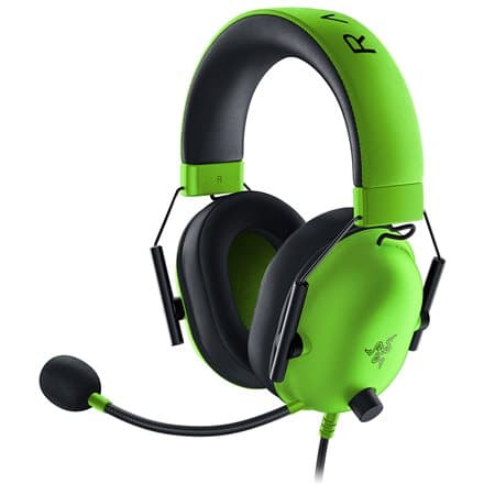 Razer BlackShark V2 X - Green, 12 Hz – 28 KHz Frequency Response, 32 Ω (1 kHz) Impedance, Razer TriForce Driver, Breathable memory foam, Advanced pass