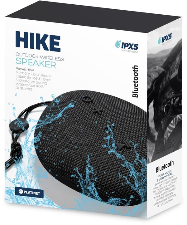 Platinet wireless speaker Hike PMG11 BT, black (44478)