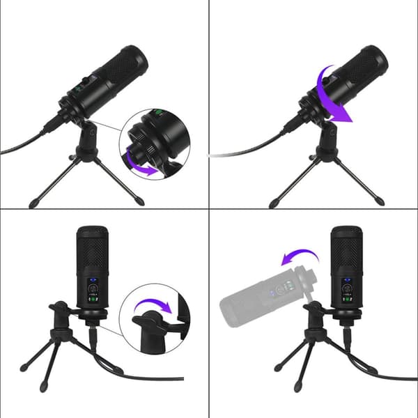 Omega microphone Varr Gaming Tube, black (45589)