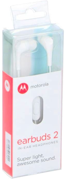 Motorola headset Earbuds 2, white (SH006 WH)