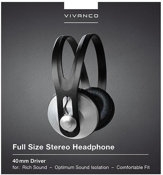 Vivanco headphones SR97, silver (36502)