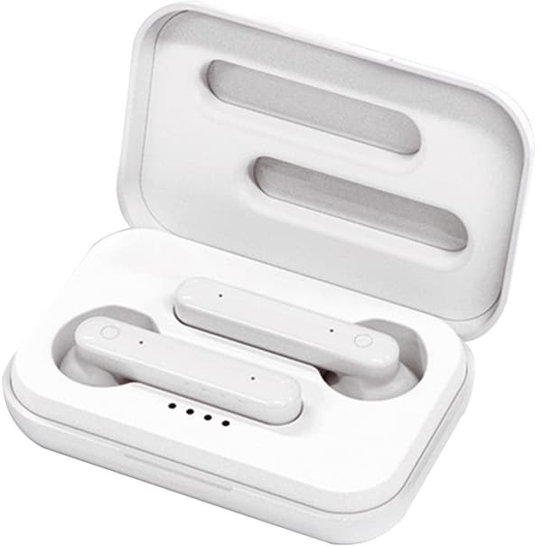 Platinet earphones Sport + charging station PM1040 Aura, white