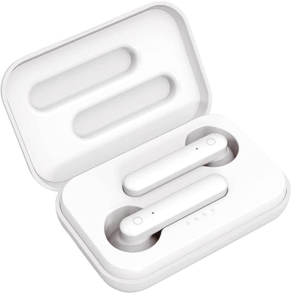 Platinet earphones Sport + charging station PM1040 Aura, white