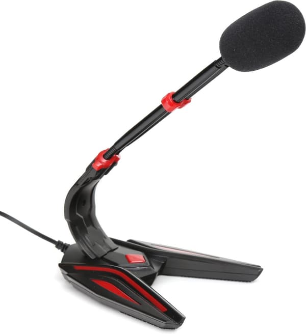 Omega microphone Varr Spider VGMD2, red