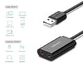 Pikkukuva 1 / 3: UGreen USB 2.0 External Sound Adapter Black