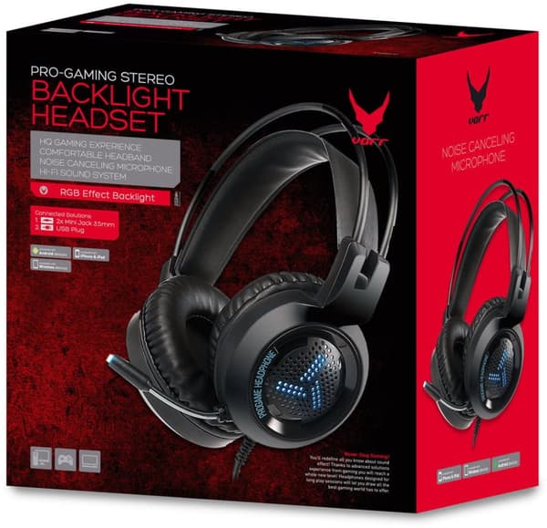 Omega headset Varr VH8020, black