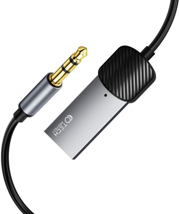 Tech-Protect Bluetooth adapter UltraBoost AUX Audio, grey