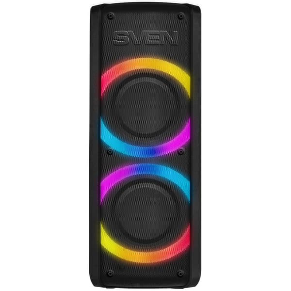 Speaker SVEN PS-710, black (100W, TWS, Bluetooth, FM, USB, microSD, LED-display, 4400mA*h)