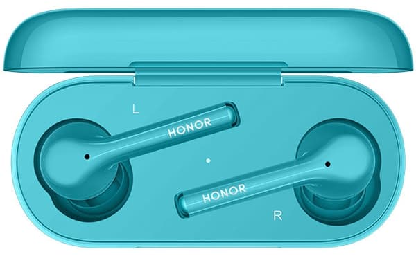 Honor Magic wireless earbuds, blue
