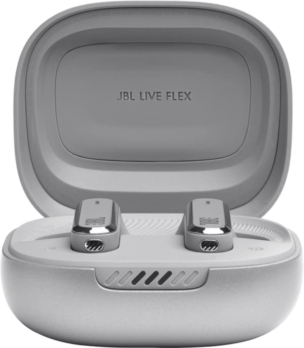 JBL wireless earbuds Live Flex, silver