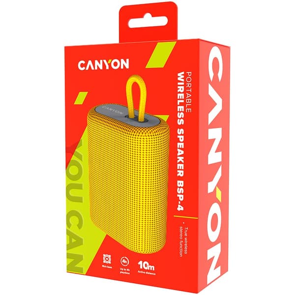 CANYON speaker BSP-4 5W Yellow