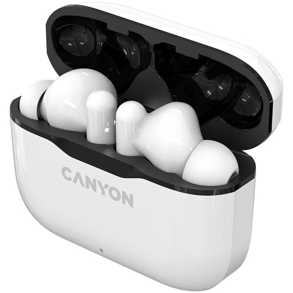 CANYON TWS-3, Bluetooth headset, with microphone, BT V5.0, Bluetrum AB5376A2, battery EarBud 40mAh*2+Charging Case 300mAh, cable length 0.3m, 62*22*46