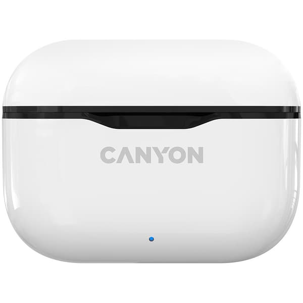 CANYON TWS-3, Bluetooth headset, with microphone, BT V5.0, Bluetrum AB5376A2, battery EarBud 40mAh*2+Charging Case 300mAh, cable length 0.3m, 62*22*46