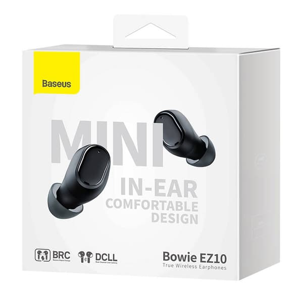 Baseus Earphone Bluetooth Bowie EZ10 BT 5.3, TWS, Black EU (A00054300116-Z1)