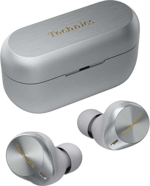 Technics wireless earbuds EAH-AZ80E-S, silver