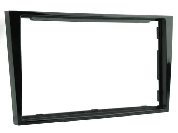 CD STEREO RADIO DOUBLE DIN FACIA FASCIA PLATE PANEL PIANO BLACK FOR VAUXHALL