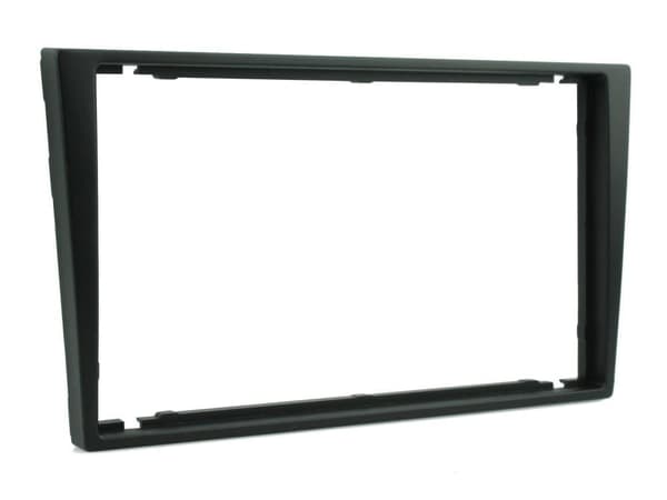 BLACK DOUBLE DIN FACIA FASCIA PANEL PLATE FRAME SURROUND FOR VAUXHALL VIVAR0